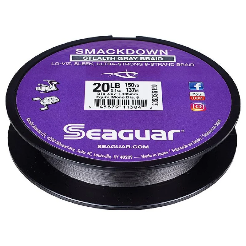 Fishing Line for Accuracy-Seaguar Smackdown Braid Stealth Fishing Line