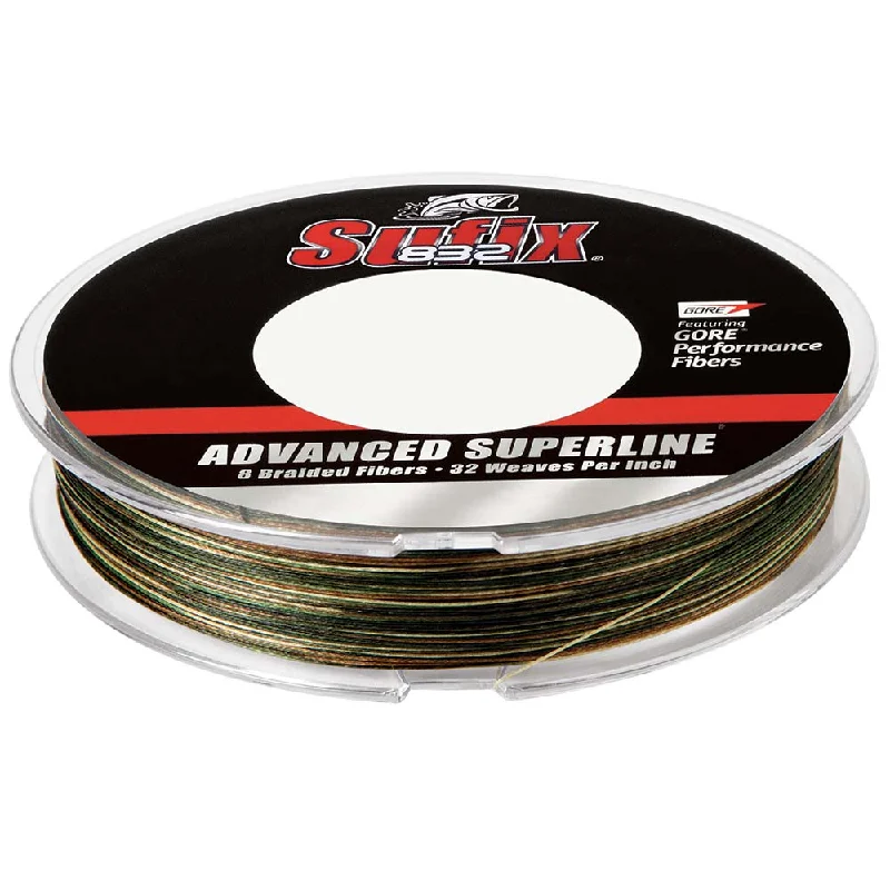 Fishing Line for Fast Action Rod-Sufix 832® Advanced Superline® Braid - 8lb - Camo - 300 yds