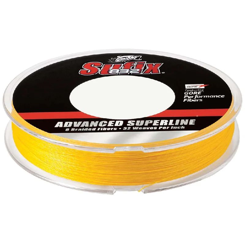 High Performance Fishing Line-Sufix 832® Advanced Superline® Braid - 30lb - Hi-Vis Yellow - 300 yds