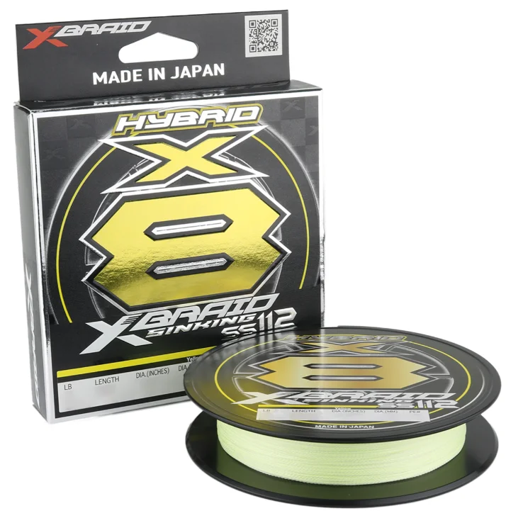 Affordable Fluorocarbon Fishing Line-Daiwa XBraid SS112 Sinking Braided Fishing Line (165 yd)