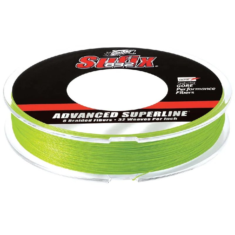 Fishing Line for Light Rods-Sufix 832® Advanced Superline® Braid - 30lb - Neon Lime - 300 yds