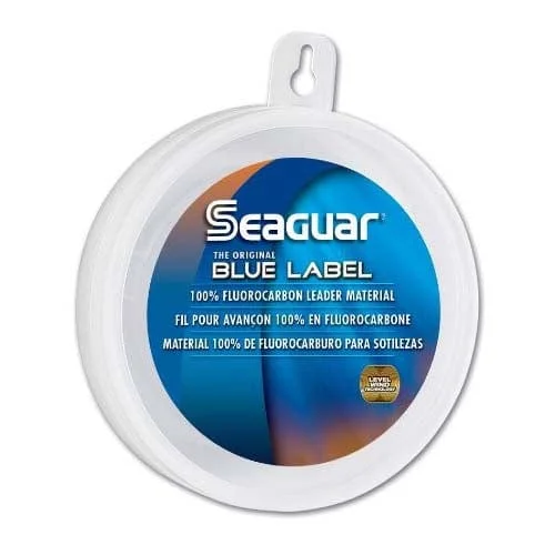 Multi-Strand Braided Fishing Line-Seaguar Blue Label 100  Fluorocarbon Leader 25 yds 40 lb