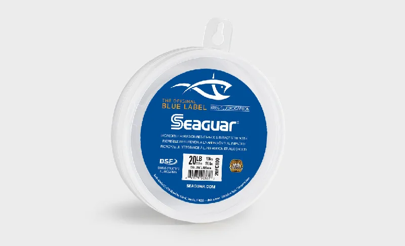 Multi-Purpose Fishing Line for All Types-SEAGUAR BLUE LABEL FLUOROCARBON 80 LB 100 YD