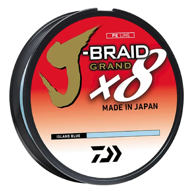 Budget Fishing Line-Daiwa J-Braid Grand 8X 300YDS Island Blue