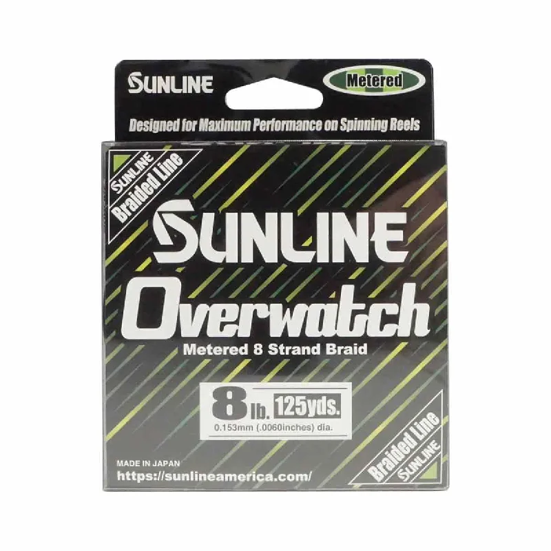 Transparent Fishing Line for Low-Visibility-Sunline Overwatch Metered Braided Line