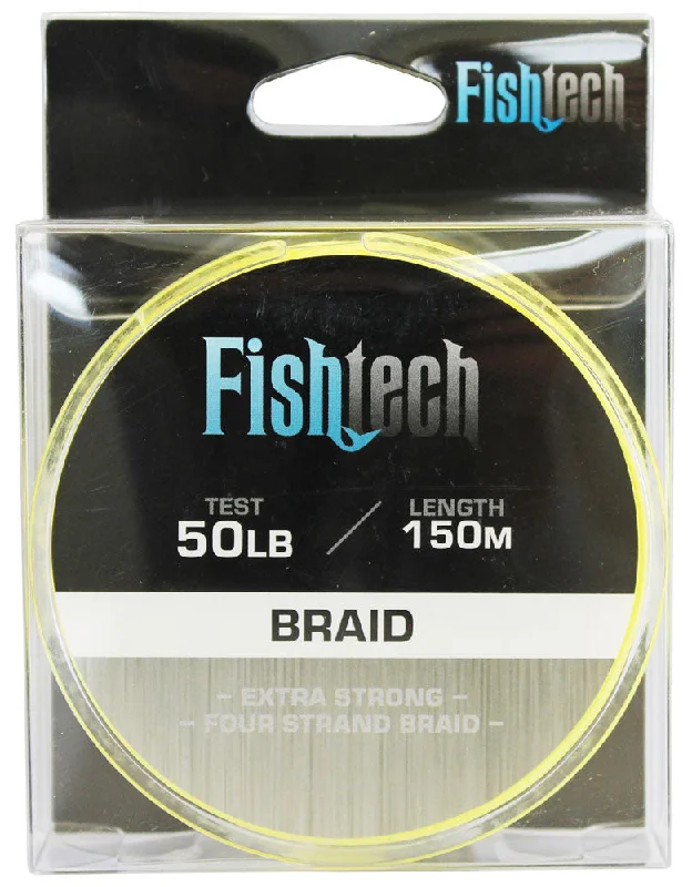 High Sensitivity Fishing Line-Fishtech Braid 50lb 150m