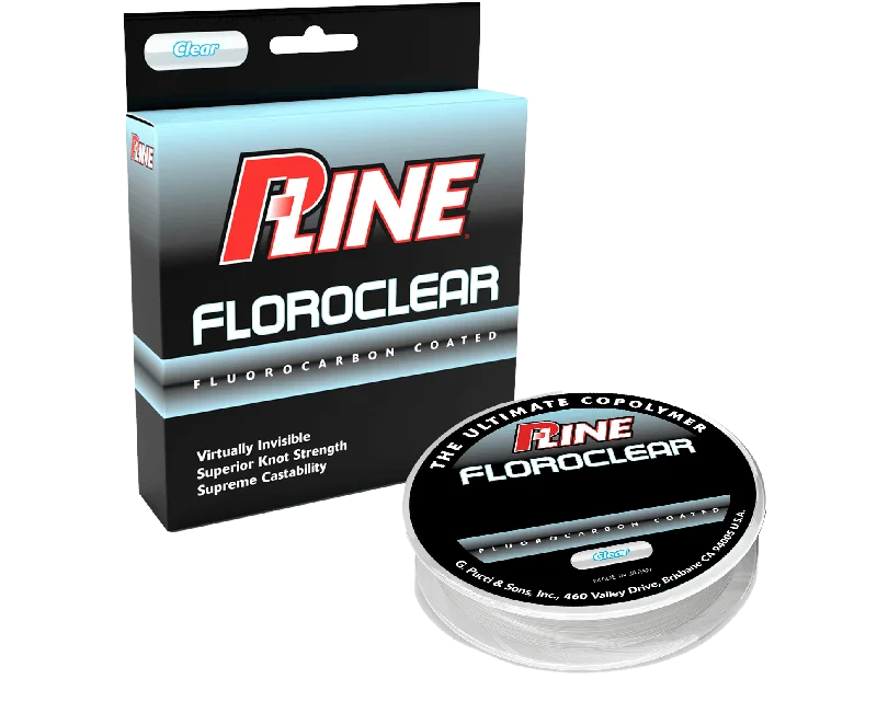 Fishing Line for Precision and Power-P-Line Floroclear Fluorocarbon Coated Fishing Line