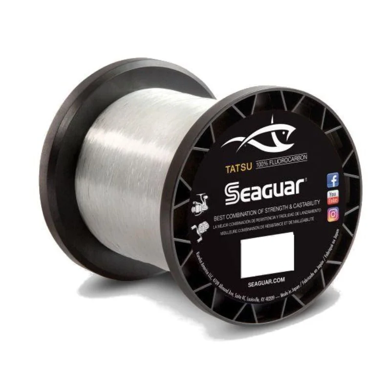 Easy-Cast Braided Fishing Line-Seaguar Tatsu 17TS1000 Flourocarbon 17 lb 1000 Yds