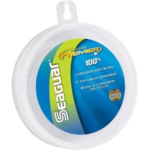 Fishing Line with High-Quality Coating-Seaguar Fluoro Premier 100% Fluorocarbon Leader 25 yds 20 lb