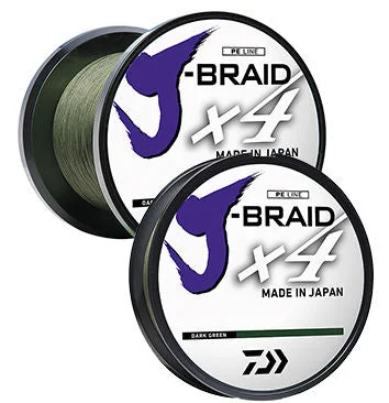 Fluorocarbon Fishing Line with Low Visibility-Daiwa J-Braid X4 Braided Line