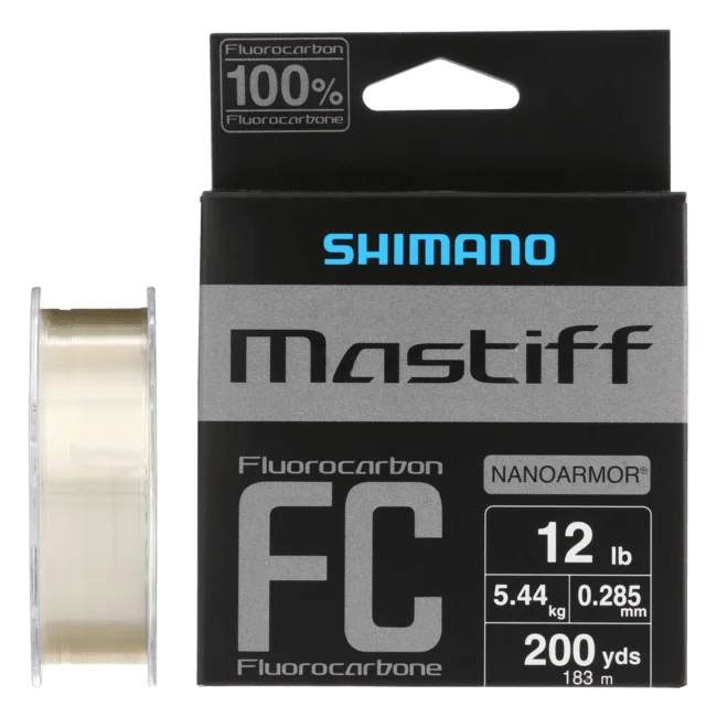 Fishing Line for Extreme Angling Conditions-Shimano Mastiff Fluorocarbon Fishing Line