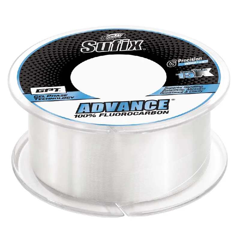 Fishing Line for Light Tackle-Sufix Advance® Fluorocarbon - 10lb - Clear - 200 yds