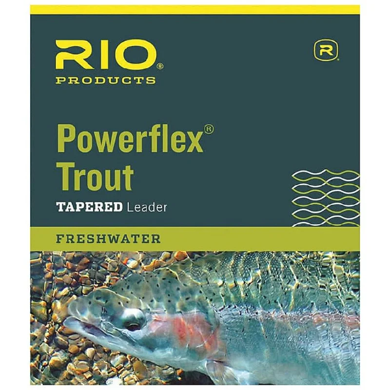 Fluorocarbon Fishing Line-Rio Powerflex Trout Leader Fly Fishing Line