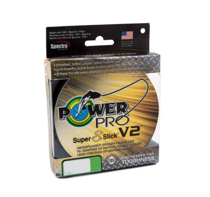 Fishing Line with High Durability for Saltwater-Power Pro Super 8 Slick V2 Braided Line