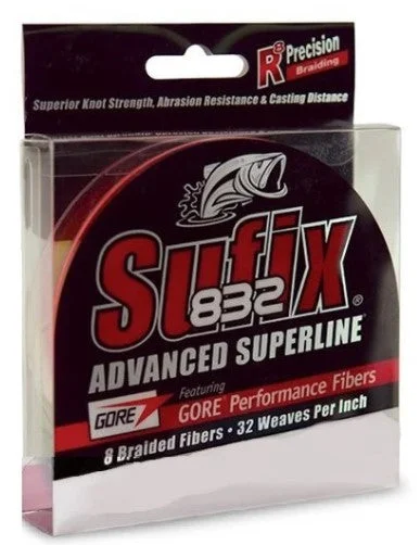 Fishing Line for Quick Retrieve-Sufix 832 Braid - Fire Camo