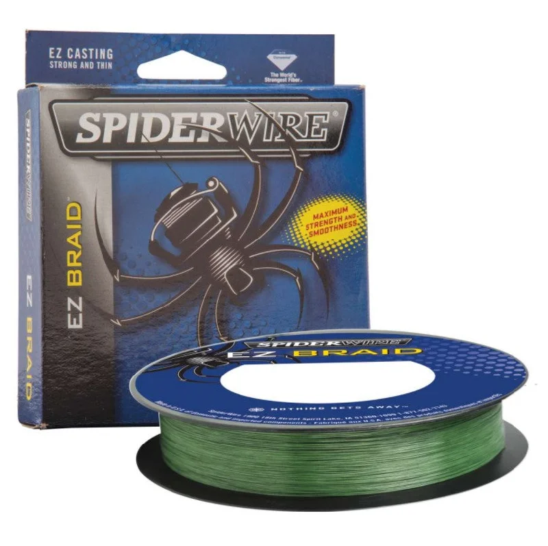 Reliable Fishing Line for Daily Use-Spiderwire EZ Braid Line Moss Green