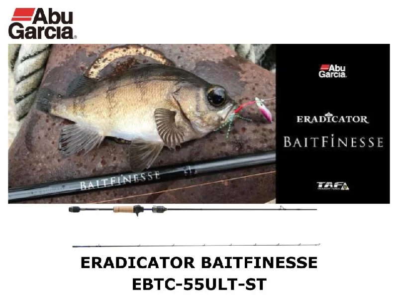 Fast Action Fishing Rod-Pre-Order Abu Garcia Eradicator Baitfinesse EBTC-55ULT-ST Slow Taper Special 55