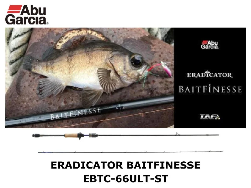 Medium Action Fishing Rod-Pre-Order Abu Garcia Eradicator Baitfinesse EBTC-66ULT-ST Slow Taper  Special 66