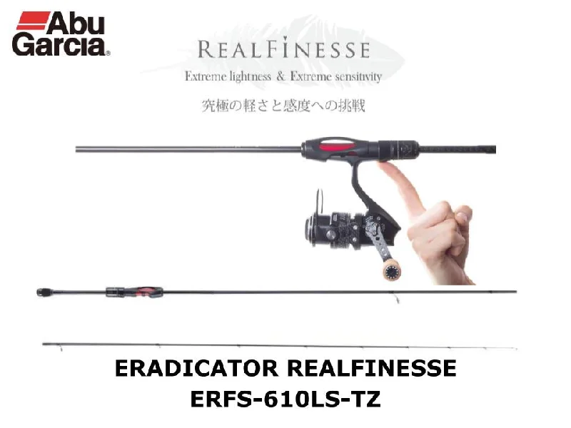 Strong Fishing Rod for Heavy Use-Abu Garcia Eradicator Realfinesse ERFS-610LS-TZ Temptation II