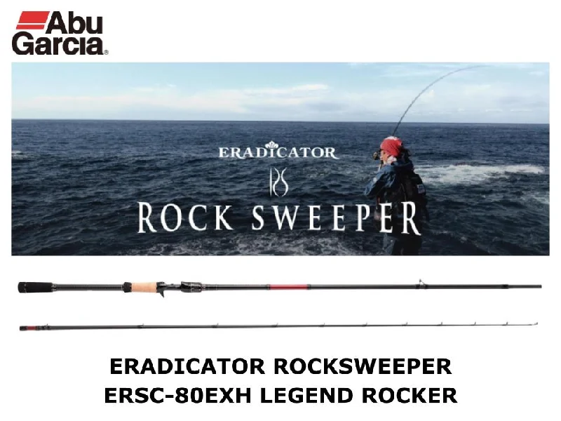 Fishing Rod for Outdoor Adventures-Abu Garcia Eradicator Rocksweeper ERSC-80EXH Legend Rocker