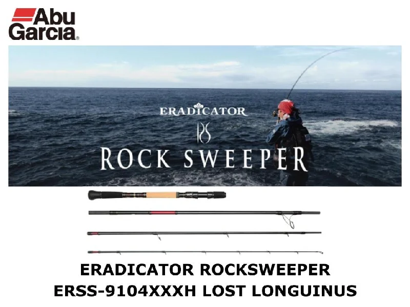 Spinning Rod for Casual Fisherman-Pre-Order Abu Garcia Eradicator Rocksweeper ERSS-9104XXXH Lost Longinus