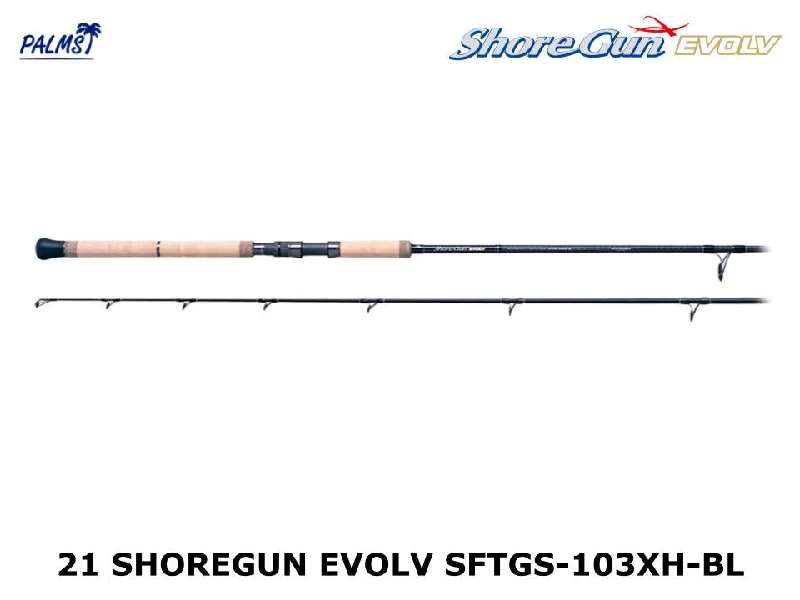 Fishing Rod with Quick Setup-Pre-Order Palms 21 Shoregun Evolv SFTGS-103XH-BL