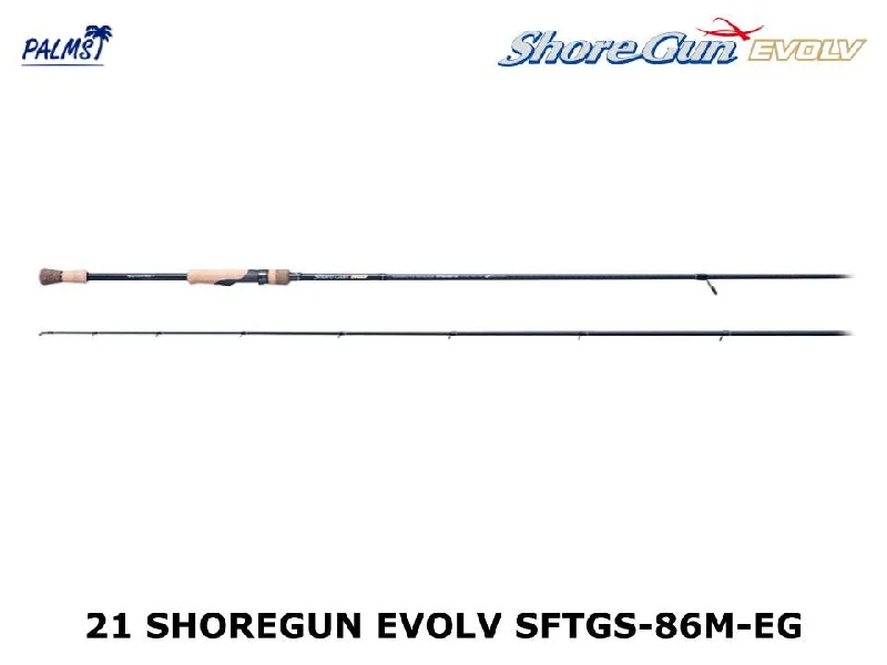 Fishing Rod for All Skill Levels-Palms 21 Shoregun Evolv SFTGS-86M-EG