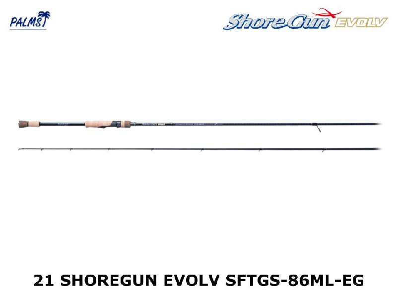 Fishing Rod for Travel and Adventure-Pre-Order Palms 21 Shoregun Evolv SFTGS-86ML-EG