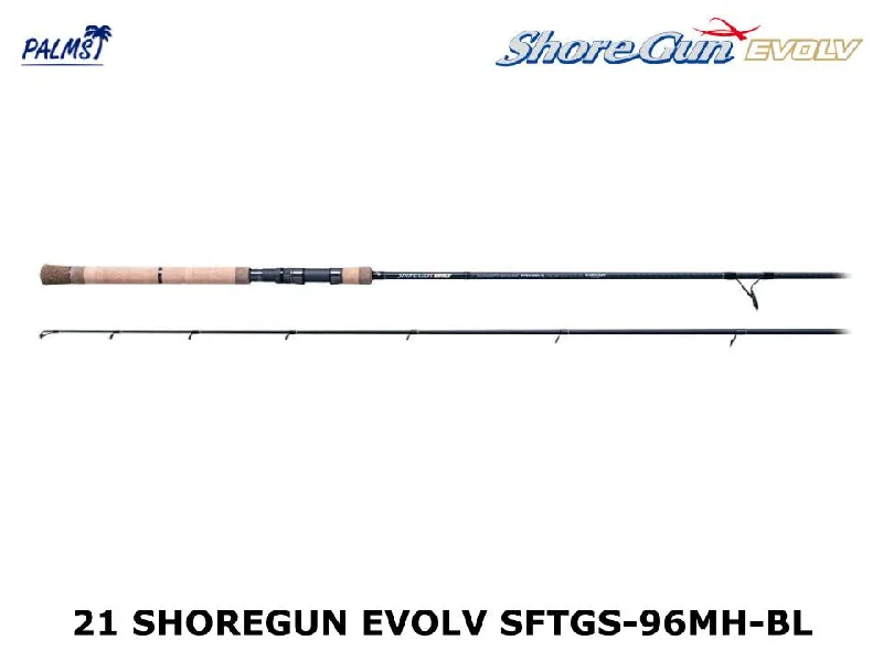 High Strength Fishing Rod-Palms 21 Shoregun Evolv SFTGS-96MH-BL