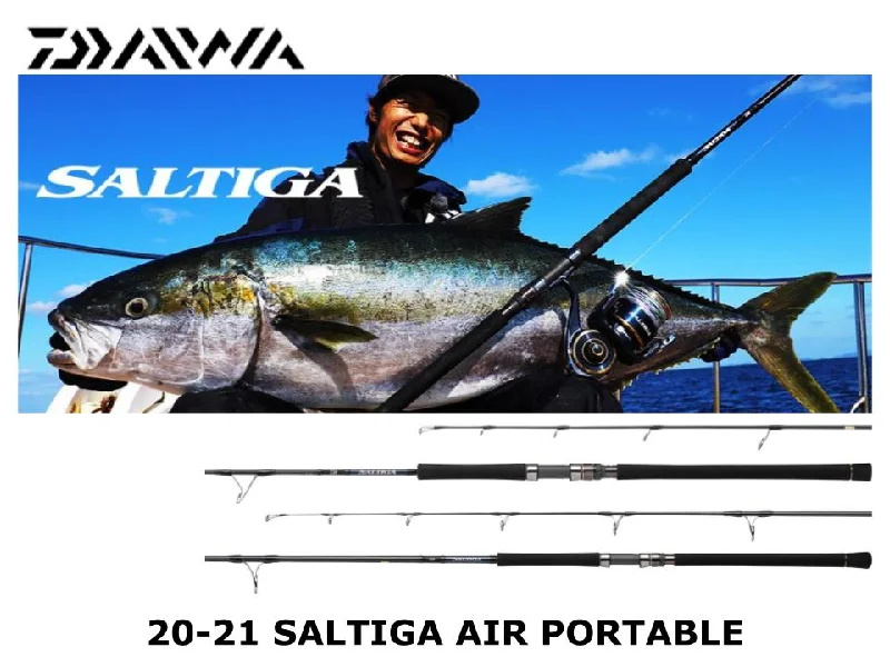 Fishing Rod with Lightweight Design-Daiwa 20 Saltiga Air Portable C80-8