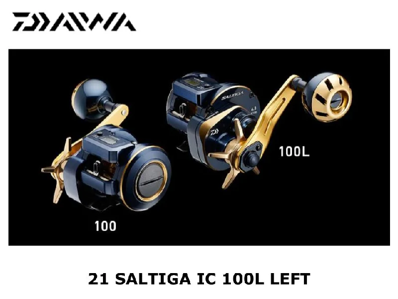 Fishing Reel for Casting Accuracy-Daiwa 21 Saltiga IC 100L Left