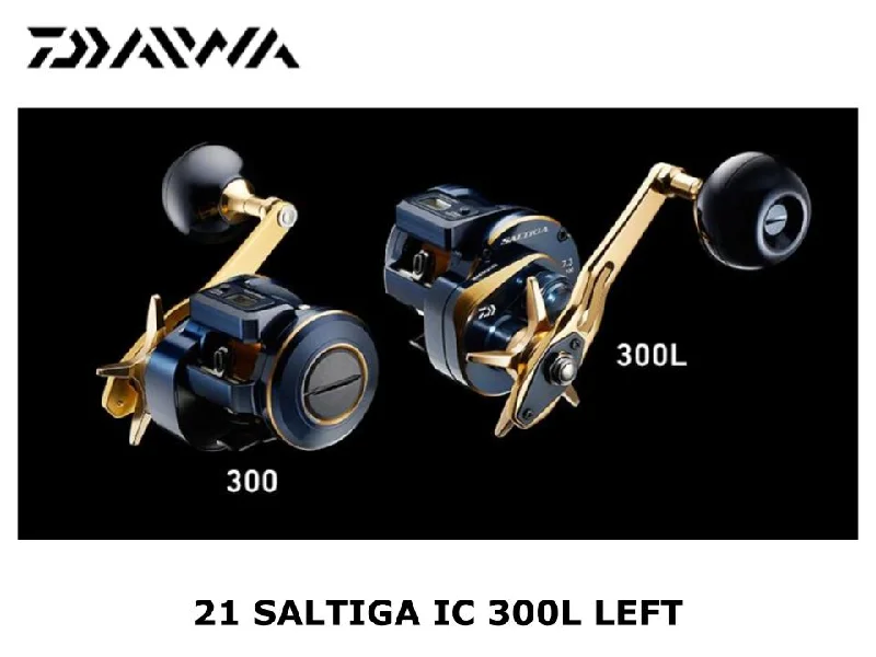 Quality Fishing Reel for Trout Fishing-Daiwa 21 Saltiga IC 300L Left