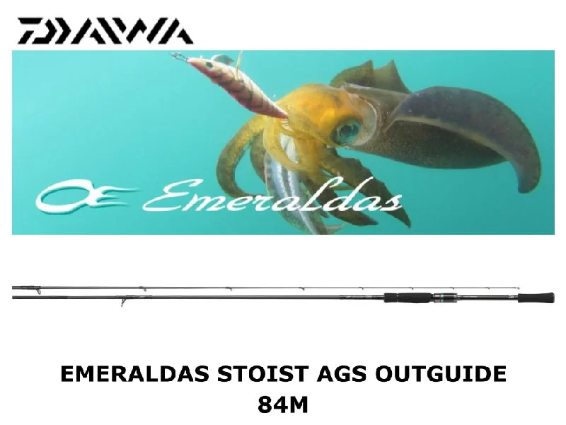 Fishing Rod with Case-Daiwa Emeraldas Stoist AGS Outguide 84M