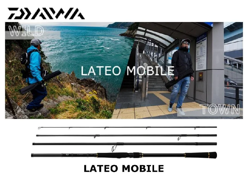 Short Fishing Rod for Travel-Pre-Order Daiwa Lateo Mobile 106M-4