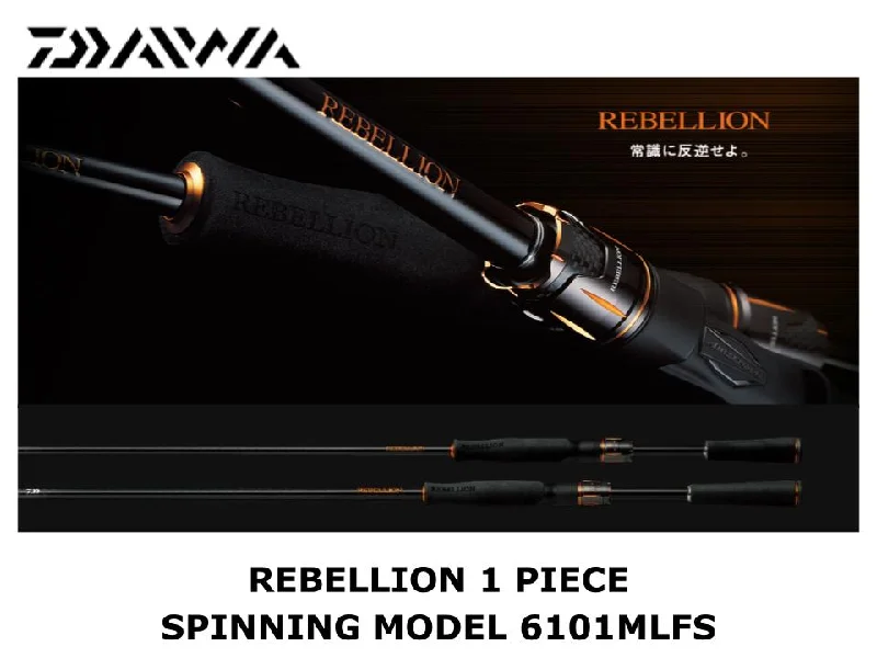 Fishing Rod for Heavy Fish-Daiwa Rebellion 1 Piece Spinning Model 6101MLFS