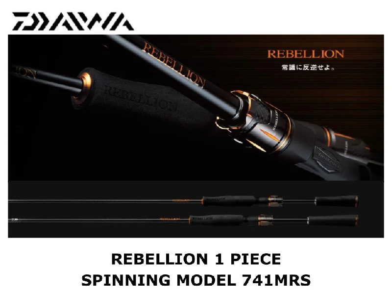 Best Freshwater Fishing Rod-Daiwa Rebellion 1 Piece Spinning Model 741MRS