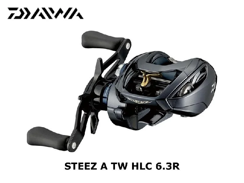 Fishing Reel with Carbon Fiber Body-Daiwa Steez A TW HLC 6.3R Right