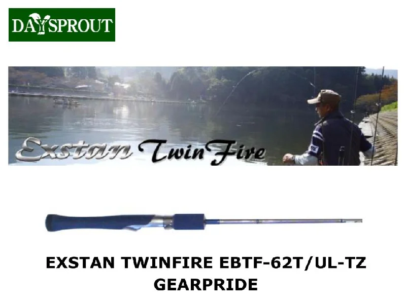 Fishing Rod with Quick Setup-Daysprout Exstan TwinFire ebtf-62T/UL-TZ GearPride