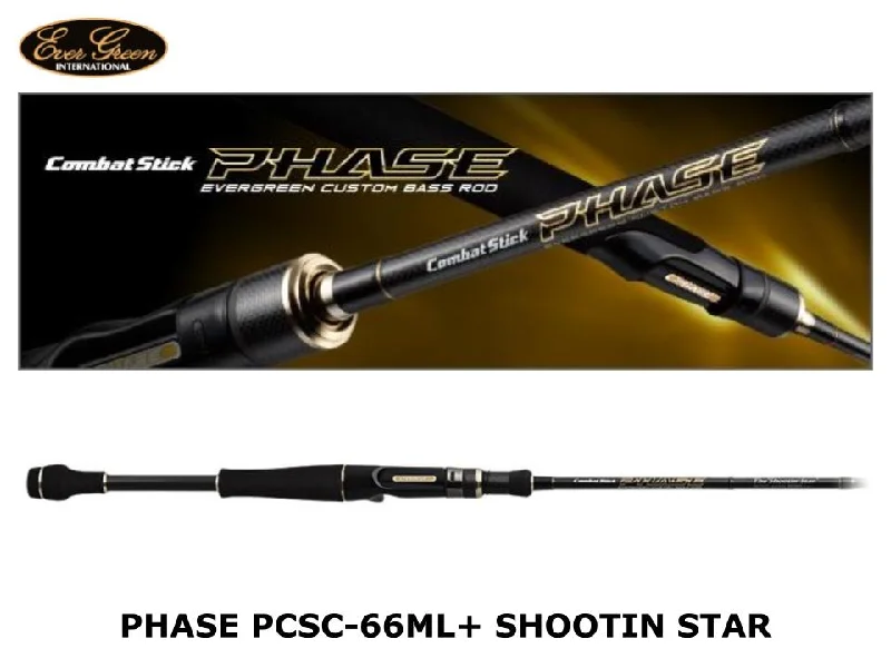 Fast Action Fishing Rod-Pre-Order Evergreen Phase PCSC-66ML+ Shootin Star