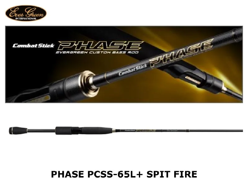 Slow Action Fishing Rod-Pre-Order Evergreen Phase PCSS-65L+ Spit Fire