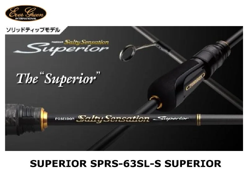 Adjustable Length Fishing Rod-Pre-Order Evergreen Superior Solid Tip SPRS-63SL-S Superior