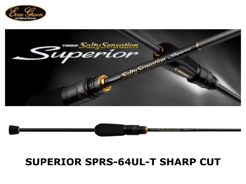 Fishing Rod for Coastal Fishing-Evergreen Superior SPRS-64UL-T Sharp Cut