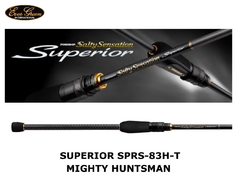 Fishing Rod for Baitcaster-Pre-Order Evergreen Superior SPRS-83H-T Mighty Huntsman