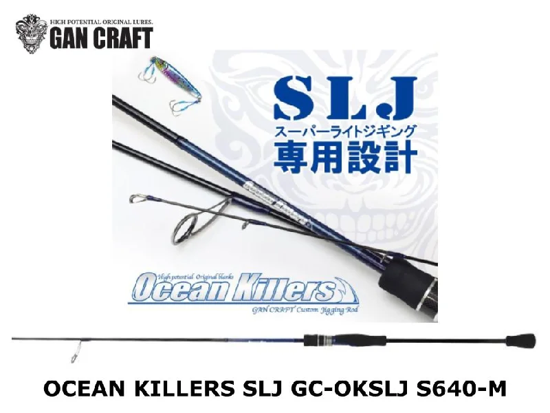 Telescoping Fishing Rod for Travel-Pre-Order Gan Craft Ocean Killers SLJ GC-OKSLJ S640-M