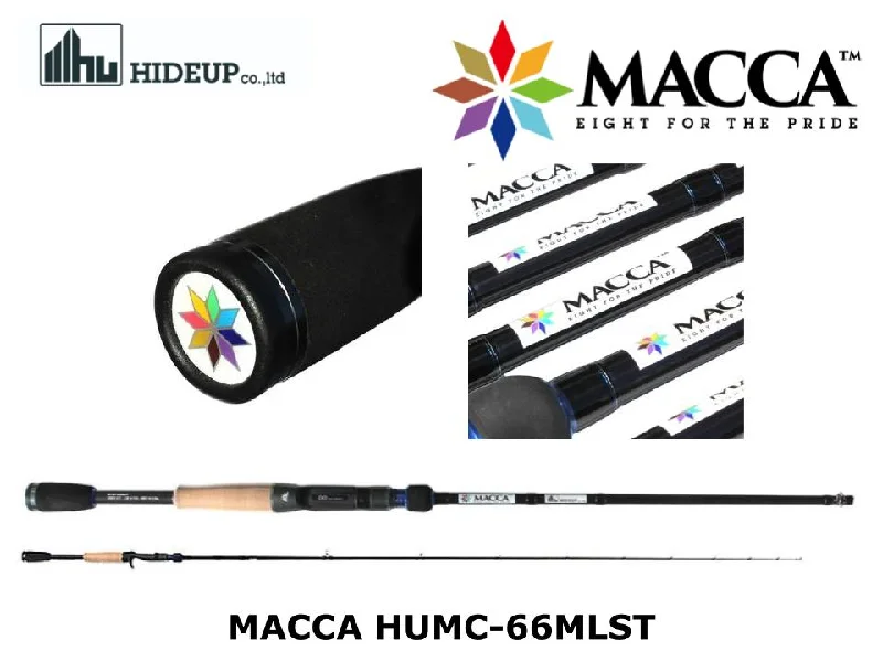 Fishing Rod for Shore Fishing-Pre-Order Hideup Macca Baitcasting HUMC-66MLST