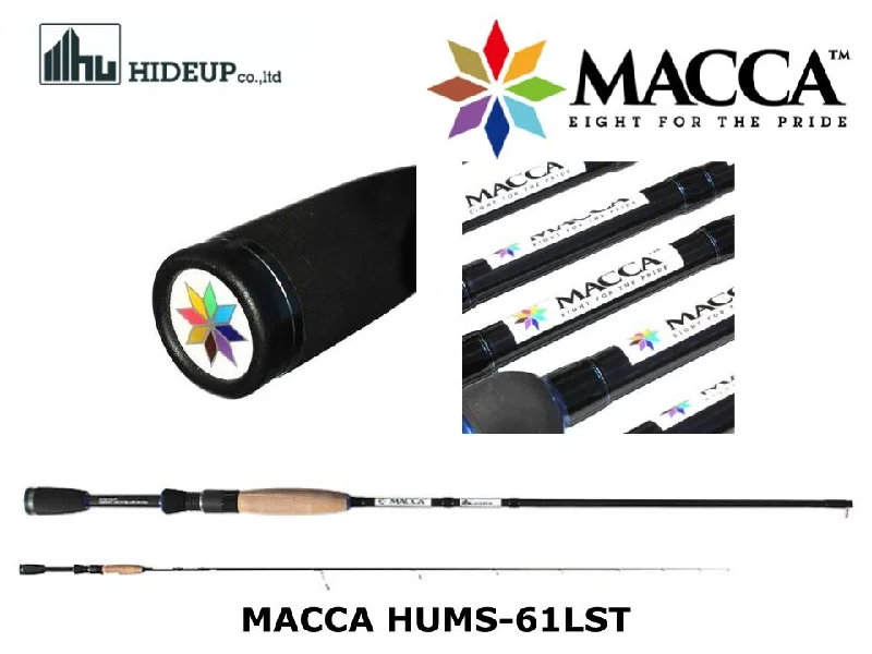 Fishing Rod with Precision Design-Pre-Order Hideup Macca Spinning HUMS-61LST