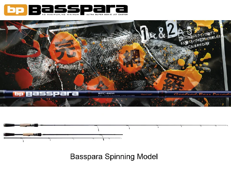 Compact Fishing Rod for Backpacking-Major Craft Basspara BPS-632ML