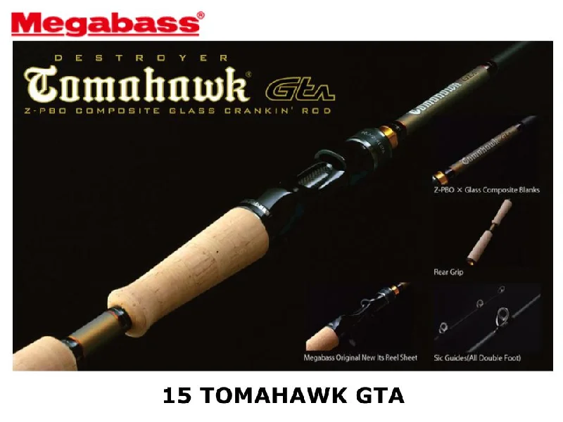 High Strength Fishing Rod-Megabass 15 Tomahawk GTA F3-63GTA