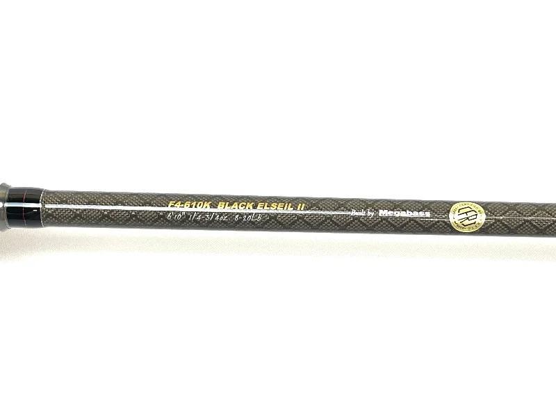 Fishing Rod for Small Fish-Used Megabass Orochi XXX Baitcasting F4-610K Black Elseil II