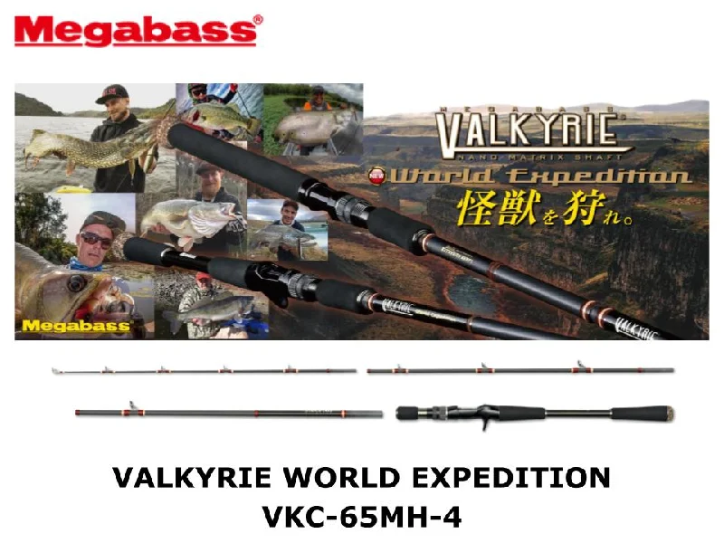 Fishing Rod for Backcountry Fishing-Megabass Valkyrie World Expedition VKC-65MH-4